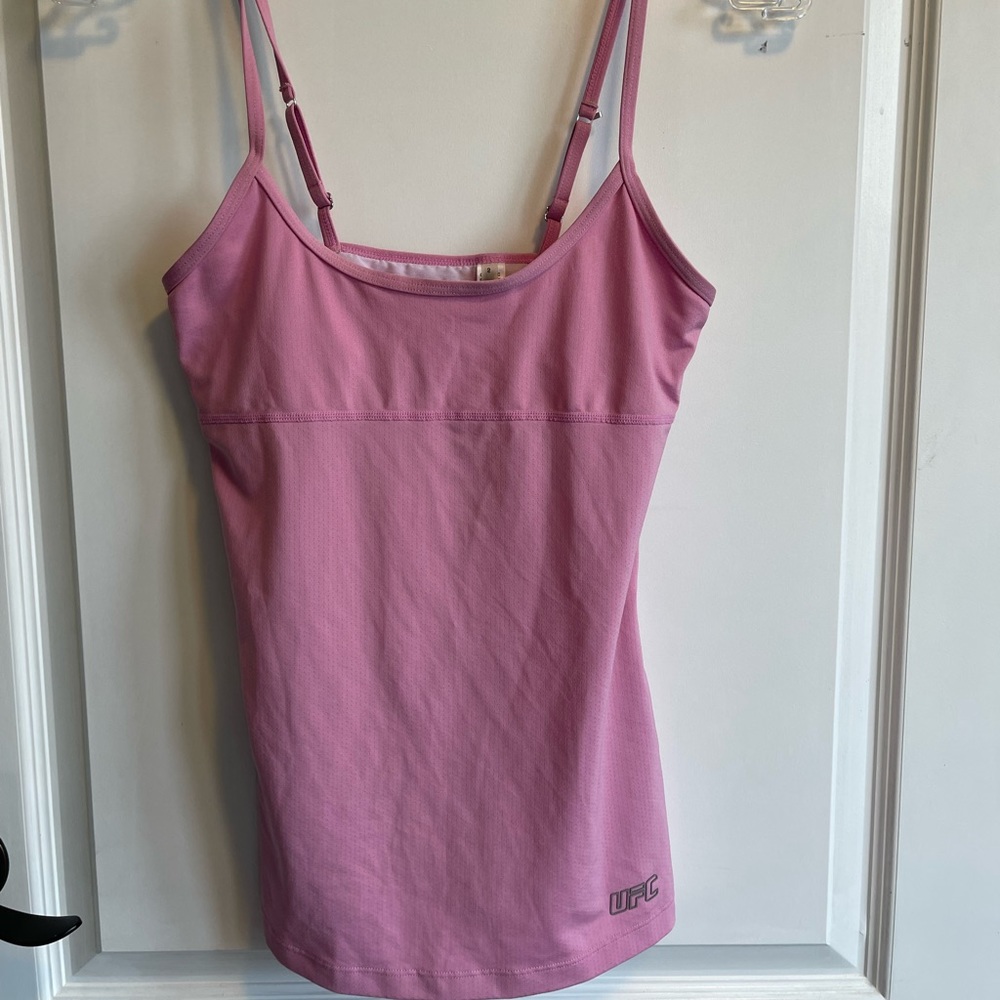 Pink UFC tank top